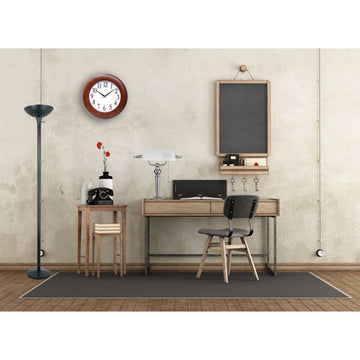 Universal® Round Wood Wall Clock, 12.75" Overall Diameter, Cherry Case, 1 Aa (sold Separately) freeshipping - TVN Wholesale